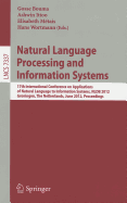 Natural Language Processing and Information Systems: 17th International Conference on Applications of Natural Language to Information Systems, NLDB 2012, Groningen, The Netherlands, June 26-28, 2012. Proceedings