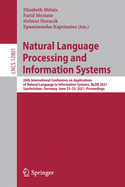 Natural Language Processing and Information Systems: 26th International Conference on Applications of Natural Language to Information Systems, Nldb 2021, Saarbr?cken, Germany, June 23-25, 2021, Proceedings