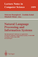 Natural Language Processing and Information Systems: 5th International Conference on Applications of Natural Language to Information Systems, Nldb 2000, Versailles, France, June 28-30, 2000; Revised Papers
