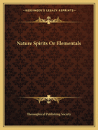 Nature Spirits or Elementals