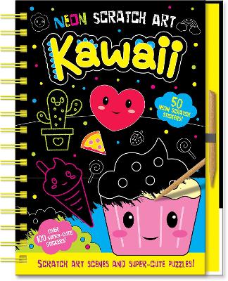 Neon Scratch Art Kawaii - Isaacs, Connie