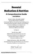Neonatal Medication and Nutrition: A Comprehensive Guide