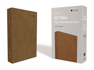 Net Bible, Single-Column Reference, Leathersoft, Brown, Comfort Print: Holy Bible - Thomas Nelson