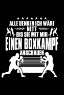 Nett - Au?er Beim Boxkampf: Notizbuch F?r Boxen Boxer-In Boxen Sport Box-Sport Boxer