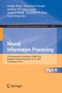 Neural Information Processing: 27th International Conference, Iconip 2020, Bangkok, Thailand, November 18-22, 2020, Proceedings, Part IV