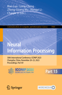 Neural Information Processing: 30th International Conference, ICONIP 2023, Changsha, China, November 20-23, 2023, Proceedings, Part XV