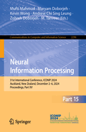 Neural Information Processing: 31st International Conference, ICONIP 2024, Auckland, New Zealand, December 2-6, 2024, Proceedings, Part XV