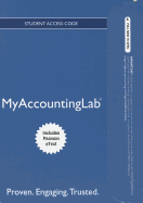 New Mylab Accounting with Pearson Etext -- Access Card -- For Financial Accounting