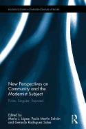 New Perspectives on Community and the Modernist Subject: Finite, Singular, Exposed