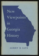New Viewpoints in Georgia History