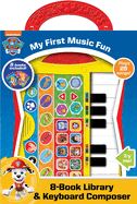 Nickelodeon Paw Patrol: My First Music Fun 8-Book Library and Keyboard Composer Sound Book Set