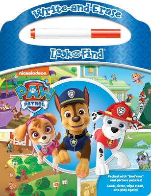 Nickelodeon Paw Patrol: Write-And-Erase Look and Find - Pi Kids