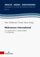 Nicknamen international: Zur Namenwahl in sozialen Medien in 14 Sprachen