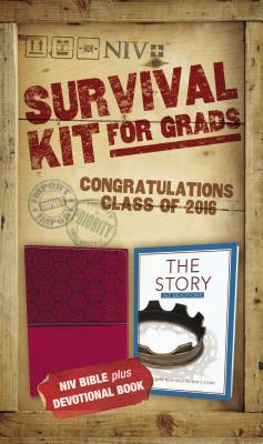 NIV, 2016 Survival Kit for Grads: NIV Bible plus Devotional Book, The Story Devotional - 