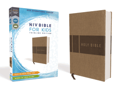 Niv, Bible for Kids, Leathersoft, Tan, Red Letter, Comfort Print: Thinline Edition