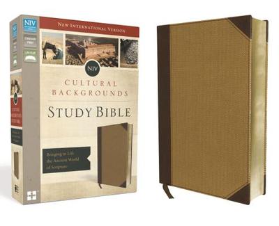 NIV, Cultural Backgrounds Study Bible, Imitation Leather: Bringing to Life the Ancient World of Scripture - Keener, Craig S, Ph.D. (Editor), and Walton, John H, Dr., Ph.D. (Editor), and Zondervan