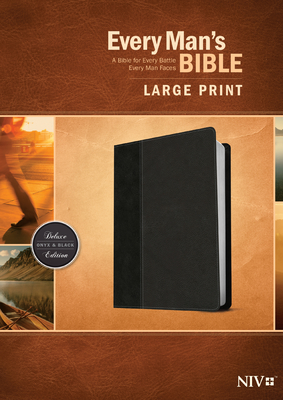 NIV Every Man's Bible Large Print Tutone Onyx/Black - Tyndale, and Arterburn, Stephen (Contributions by), and Merrill, Dean (Contributions by)
