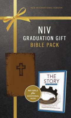 NIV, Graduation Gift, Bible Pack for Him, Brown, Red Letter Edition - Zondervan