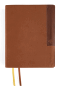 Niv, Journal the Word Bible (Perfect for Note-Taking), Large Print, Leathersoft, Brown, Red Letter, Comfort Print: Reflect, Take Notes, or Create Art Next to Your Favorite Verses