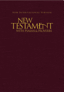 NIV, New Testament with Psalms and   Proverbs, Pocket-Sized, Paperback, Burgundy
