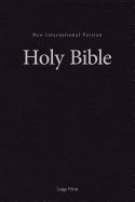 NIV, Pew and Worship Bible, Large Print, Hardcover, Black