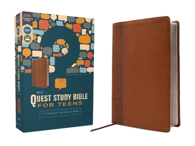 Niv, Quest Study Bible for Teens, Leathersoft, Brown, Comfort Print: The Question and Answer Bible - Christianity Today Intl (Editor), and Zondervan