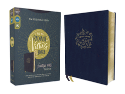 Niv, Radiant Virtues Bible: A Beautiful Word Collection, Leathersoft, Navy, Red Letter, Thumb Indexed, Comfort Print: Explore the Virtues of Faith, Hope, and Love