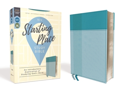 Niv, Starting Place Study Bible, Leathersoft, Blue, Comfort Print: An Introductory Exploration of Studying God's Word - Zondervan