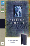 NIV, Streams in the Desert Bible, Imitation Leather, Blue: 365 Thirst-Quenching Devotions
