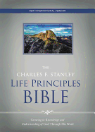 NIV, the Charles F. Stanley Life Principles Bible, Hardcover, Red Letter Edition