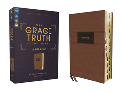Niv, the Grace and Truth Study Bible (Trustworthy and Practical Insights), Large Print, Hardcover, Red Letter, Comfort Print