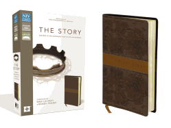 NIV, The Story, Leathersoft, Brown/Tan: The Bible as One Continuing Story of God and His People