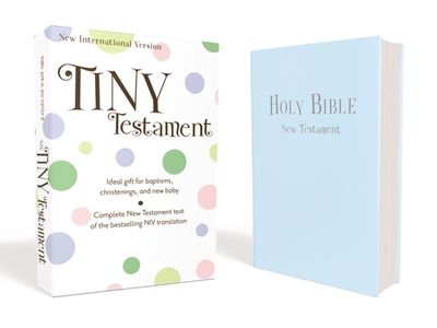 NIV, Tiny Testament Bible: New Testament, Leathersoft, Blue - Zonderkidz