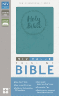 NIV, Value Thinline Bible, Imitation Leather, Blue
