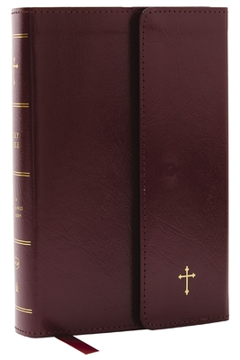 NKJV Compact Paragraph-Style Bible W/ 43,000 Cross References, Burgundy Leatherflex W/ Magnetic Flap, Red Letter, Comfort Print: Holy Bible, New King James Version: Holy Bible, New King James Version - Thomas Nelson