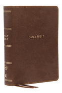 Nkjv, Compact Single-Column Reference Bible, Imitation Leather, Brown, Comfort Print