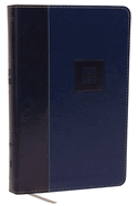 NKJV, Deluxe Gift Bible, Imitation Leather, Blue, Red Letter Edition
