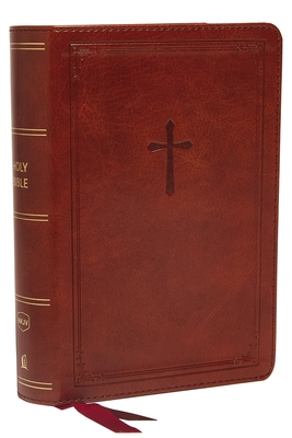 NKJV, End-of-Verse Reference Bible, Compact, Leathersoft, Brown, Red Letter, Comfort Print: Holy Bible, New King James Version - Nelson, Thomas