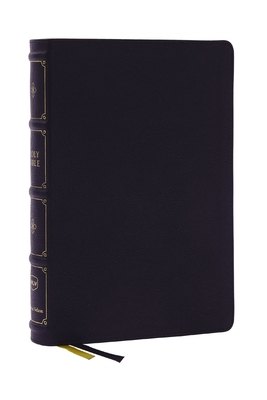 Nkjv, Large Print Thinline Reference Bible, Blue Letter, MacLaren Series, Leathersoft, Black, Thumb Indexed, Comfort Print: Holy Bible, New King James Version - Thomas Nelson
