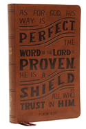 Nkjv, Personal Size Reference Bible, Verse Art Cover Collection, Leathersoft, Tan, Red Letter, Comfort Print: Holy Bible, New King James Version