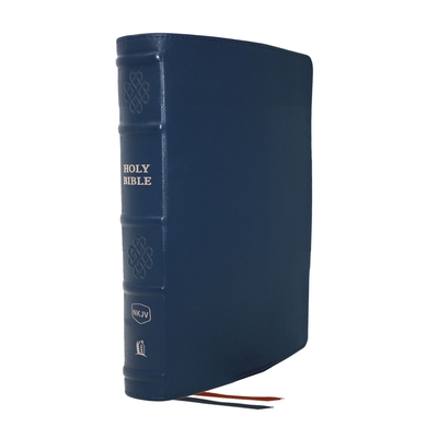 Nkjv, Single-Column Reference Bible, Genuine Leather, Blue, Comfort Print: Holy Bible, New King James Version - Thomas Nelson