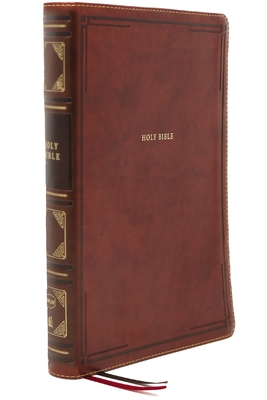 Nkjv, Thinline Bible, Large Print, Leathersoft, Brown, Comfort Print: Holy Bible, New King James Version - Thomas Nelson