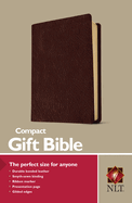 NLT Compact Gift Bible Bonded Leather Burgundy