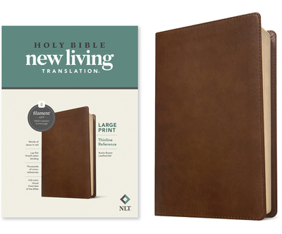 NLT Large Print Thinline Reference Bible, Filament Enabled Edition (Red Letter, Leatherlike, Berry) - Tyndale (Creator)