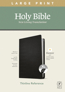 NLT Large Print Thinline Reference Bible, Filament Enabled Edition (Red Letter, Leatherlike, Berry)