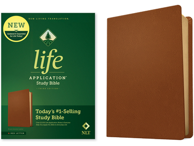 NLT Life Application Study Bible, Third Edition (Genuine Leather, Brown, Red Letter) - Tyndale (Creator)