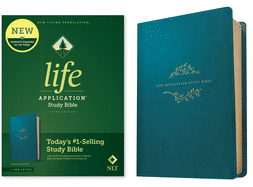 NLT Life Application Study Bible, Third Edition (Leatherlike, Teal Blue, Red Letter)