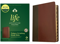 NLT Life Application Study Bible, Third Edition (Red Letter, Leatherlike, Brown/Tan, Indexed)