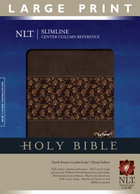NLT Slimline Center Column Reference Bible, Large Print - 