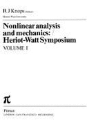 Nonlinear Analysis & Mechanics: Heriot-Watt Symposium